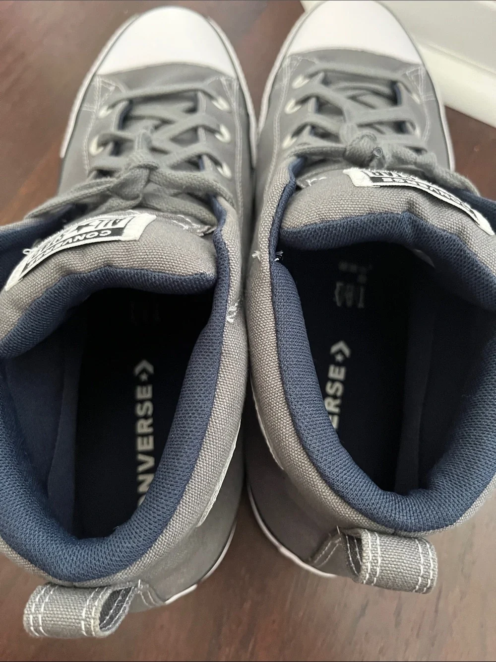 Converse Gray High-Top Sneakers